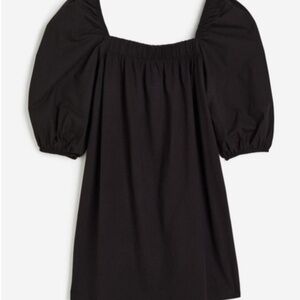 NWT H&M Puff-sleeved tunic dress Size Small